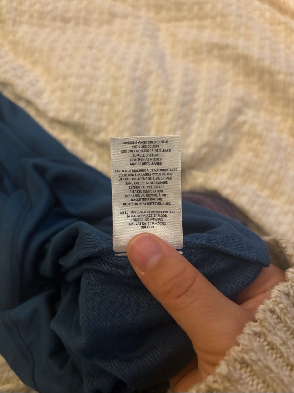 NWT Anthropologie Lilka Teal Ribbed High-Neck Tank Top - Picture 11 of 11